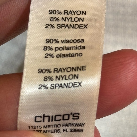 Chico's Juliet Straight-Leg Houndstooth Pants | Size 3 (US 16) - Picture 13 of 13